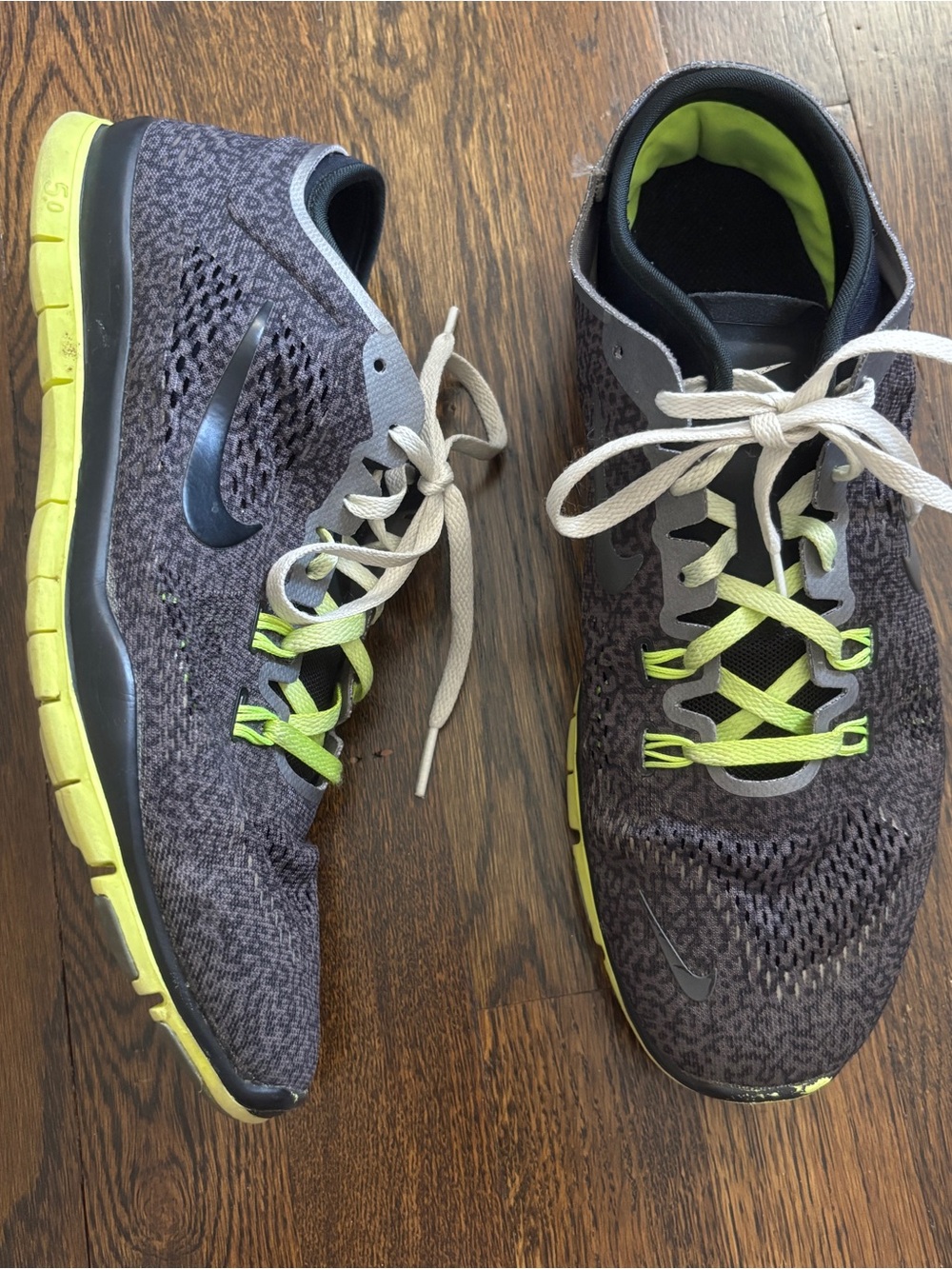 Nike Women’s Gray/Lime Sneakers size 10
